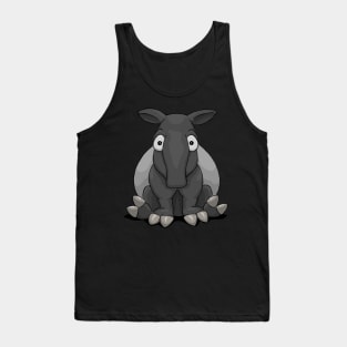 Funny Funky Chubby Cartoon Malayan Tapir Tank Top